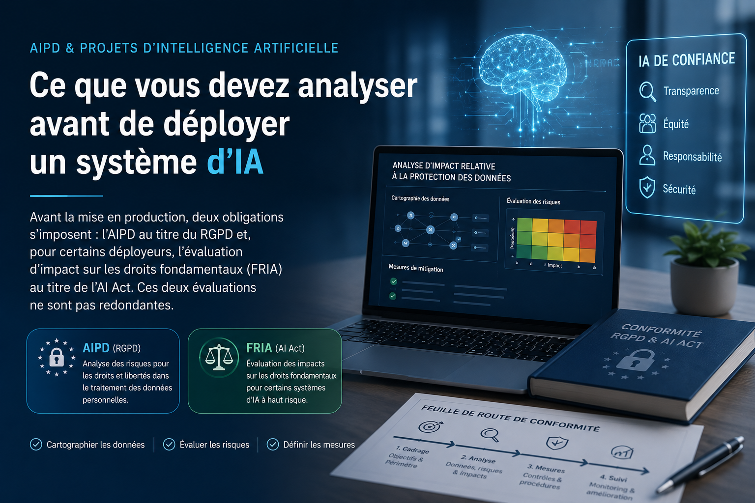 AIPD et projets d&rsquo;intelligence artificielle — Ce que vous devez analyser avant de déployer un système d&rsquo;IA
