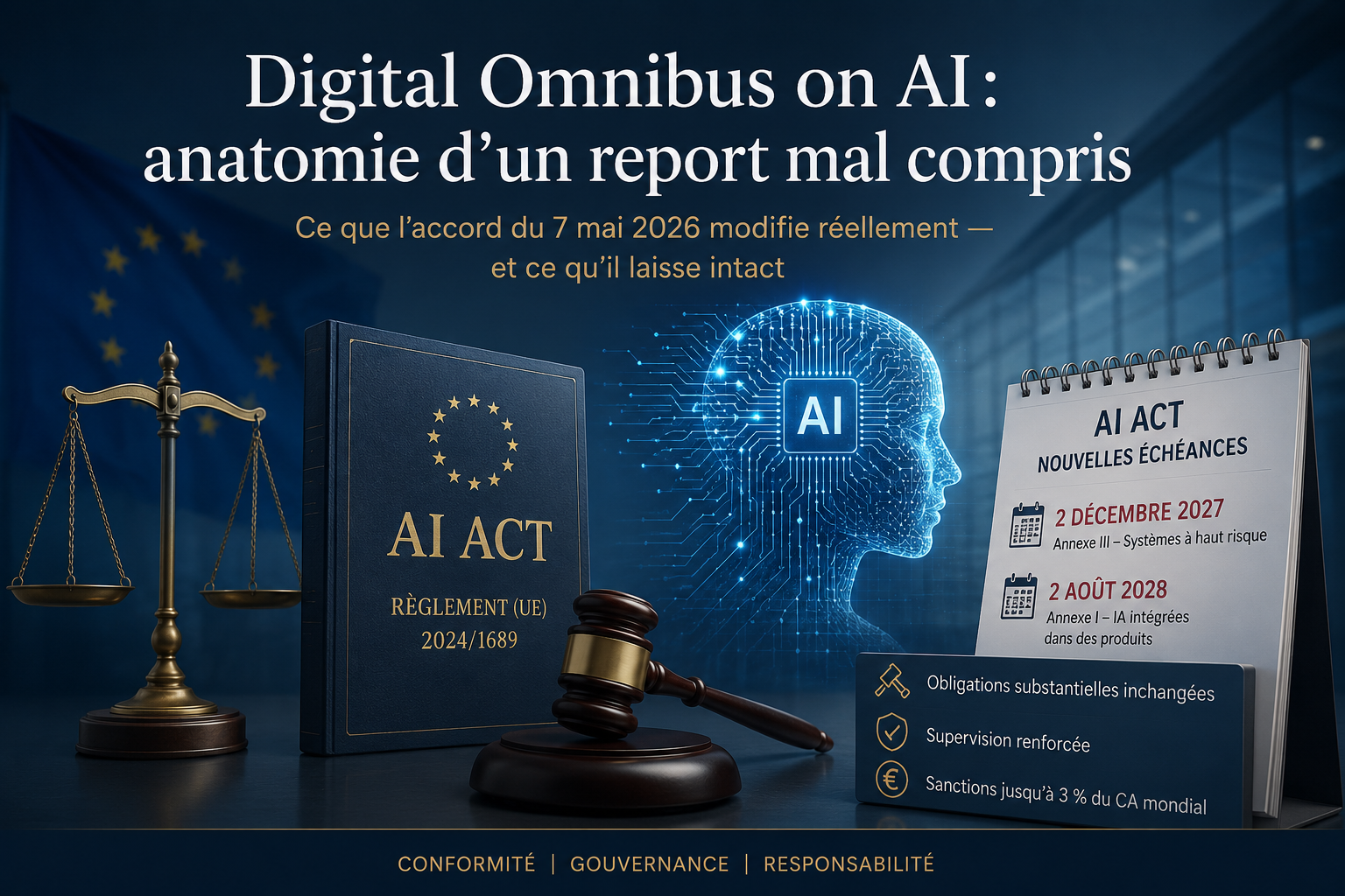Digital Omnibus on AI : anatomie d’un report mal compris