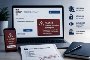 Illustration d’une fuite de données fiscales et des risques pour les données personnelles